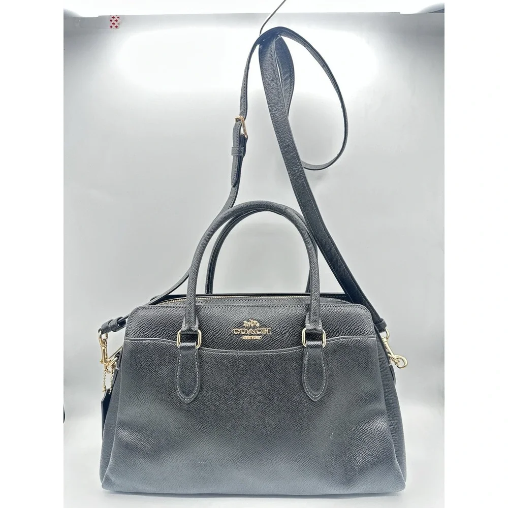 COACH Mini Darcy Carryall Crossbody Bag CH172 – Black – Stylish & Compact